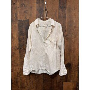 Rag & Bone Women’s 1/3 Button Up Long Sleeve Stripe Shirt XS EUC